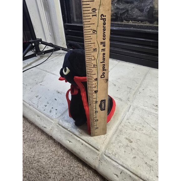 Victor The Vampire Cat By Plushible 7 Inches Black With Spiderweb Accents - Picture 5 of 5